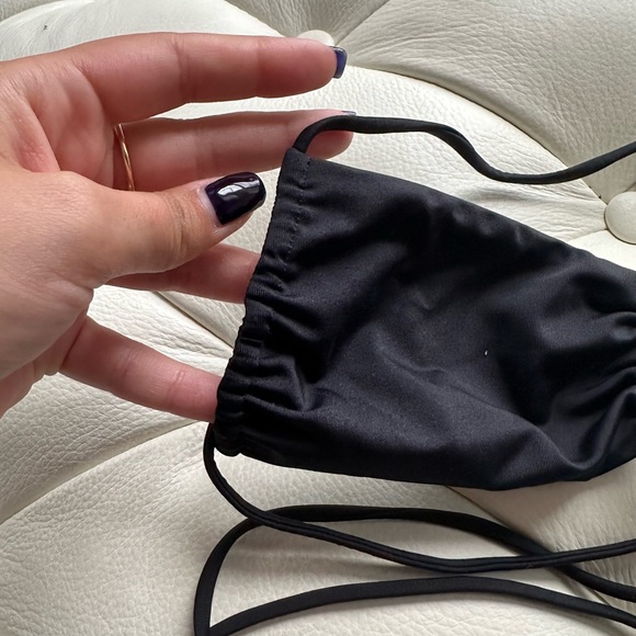 Away That Day Swimwear Barbados Top & Fiji Bottoms, Black Bikini Set Size Small - Picture 4 of 10